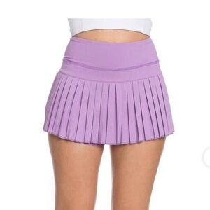 Purple Gold Hinge tennis skirt